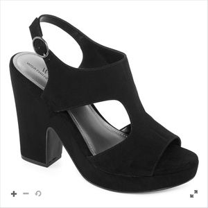 Worthington Una Block Heel Wedge Sandals
